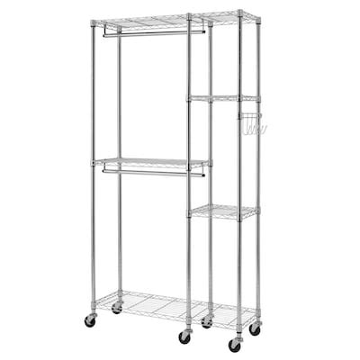 Steel Frame Portable closet Clothing Racks & Portable Closets at Lowes.com