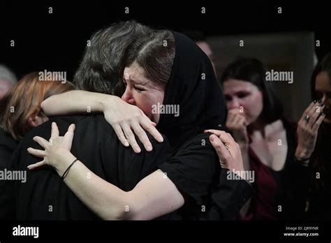 Moscow. A ceremony of farewell to the journalist and the political ...