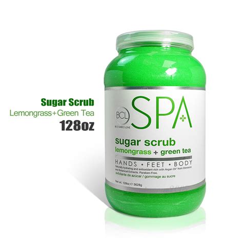 Bcl Spa Organic Pedicure Sugar Scrub Lemongrass Green Tea 128 Oz 1