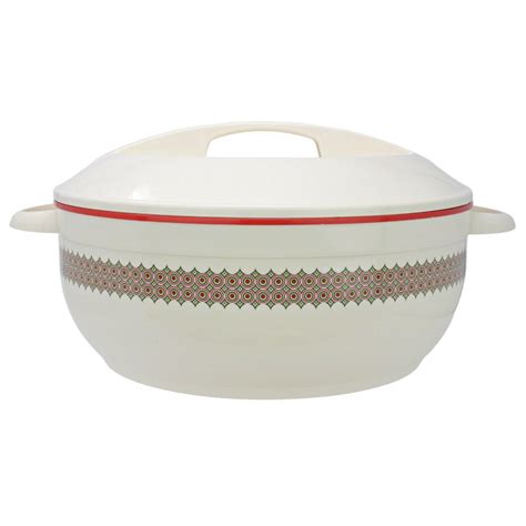 Hot Pot Food Warmer Thermal Insulated Casserole Pan Serving Storage Dish Round