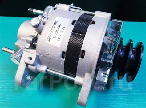 Генератор Toyota 2L/3L/5L 12V. шкив 2 ручья. фишка 3 контакта. ваккум ...