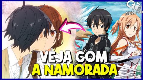 Animes Para Assistir Com A Namorada Top 5 Animes De Casal Youtube