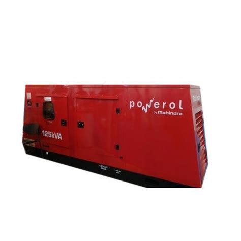 Air Cooling Fully Automatic 125kVA Mahindra Silent Generator Genset