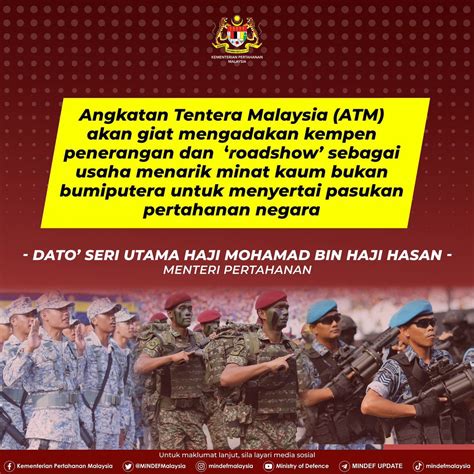 Mindef Malaysia On Twitter Angkatan Tentera Malaysia Akan Giat