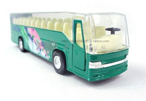 Pull Back Function Blue Kids Airport Shuttle Tour Bus Toy Nb8t026