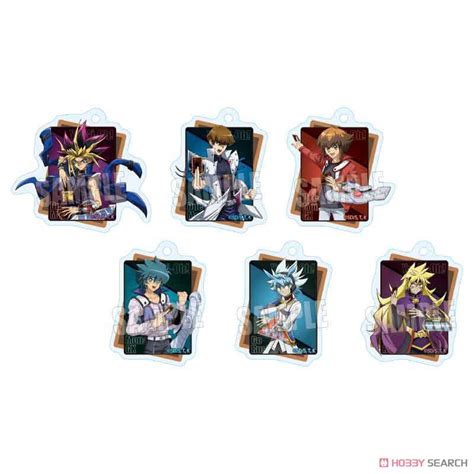 Trading Acrylic Key Ring [yu Gi Oh ] Series Set Of 6 Anime Toy Item Picture1