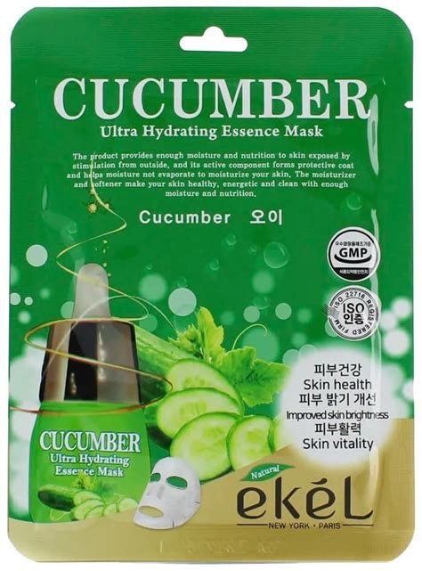 Купить Маска для лица EKEL тканевая Cucumber 1 шт в Алматы – Магазин на ...