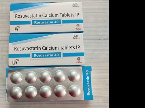 Hdios 40mg Rosuvastatin Tablet Treatment High Cholesterol Id