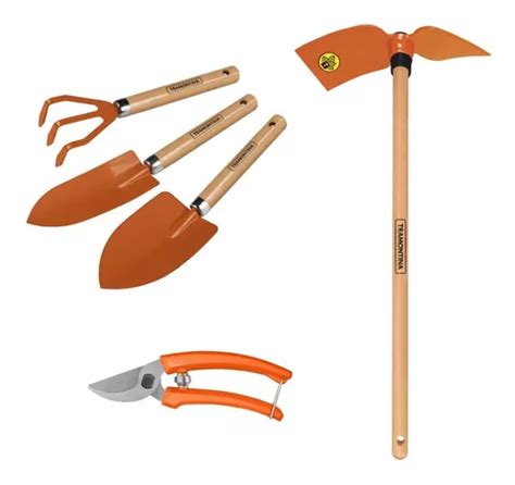 Kit Ferramentas Jardinagem Profissional 5 Peças Tramontina