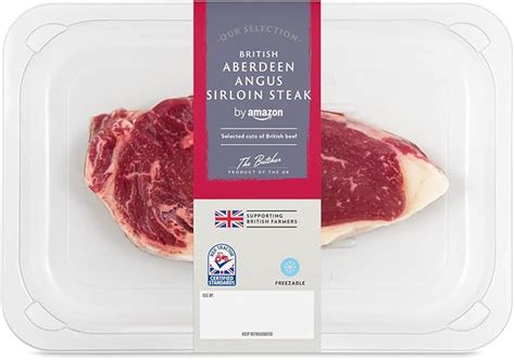 By Amazon Our Selection Aberdeen Angus Sirloin Steak 227g Uk Grocery