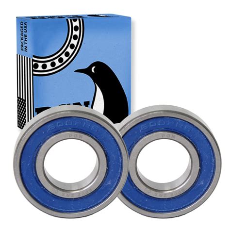 PGN 2 Pack 6002 2RS Bearing Lubricated Chrome Steel Sealed Ball