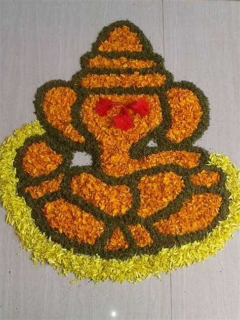 Best Flower Rangoli Designs Ideas For Pongal