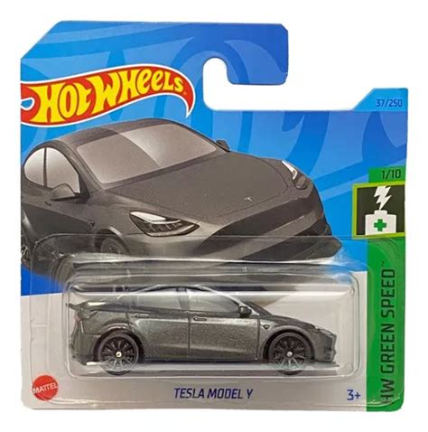 Hot Wheels Tesla Model Y Hw Green Speed Elétrico Lote H 2023