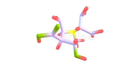 Ecgonine Molecular Structure Isolated on Black Stock Illustration ...