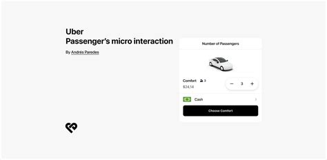 Uber Passengers Micro Interaction Figma