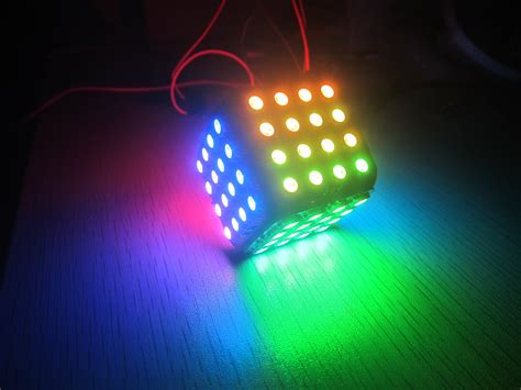 WS2812B LED Cube 96 for arduino colorful magic from alexchu on Tindie