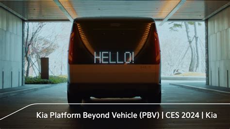 Kia Platform Beyond Vehicle PBV CES 2024 Kia YouTube