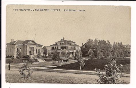 Judy's Postcards Plus: Residences In Lewistown Montana Early Postcard