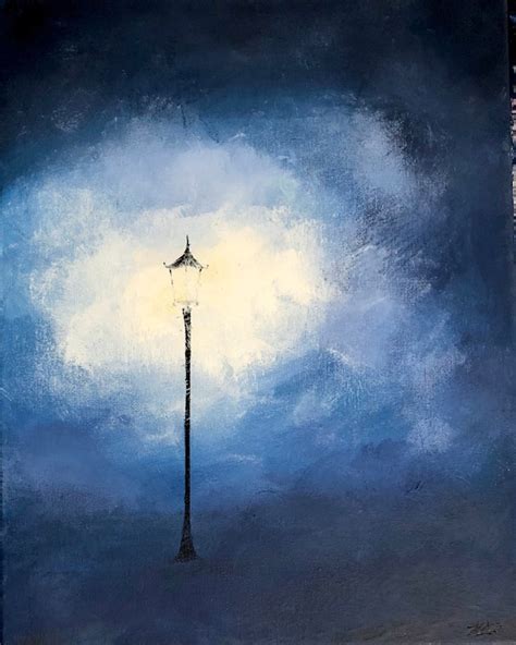 Street Lamp Painting