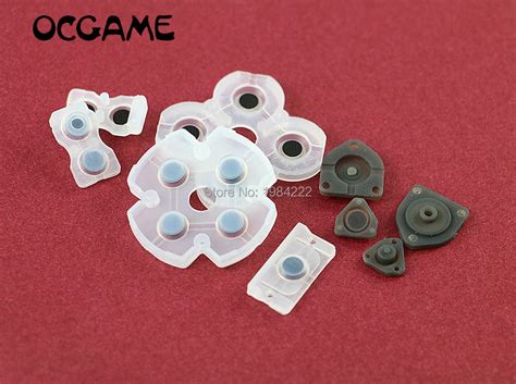 Ocgame Rubber Conductive Button Pads Replacement For Playstation Ps