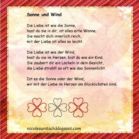 Gedichte Von Nicole Sunitsch Autorin Sonne Und Wind Gedicht Von