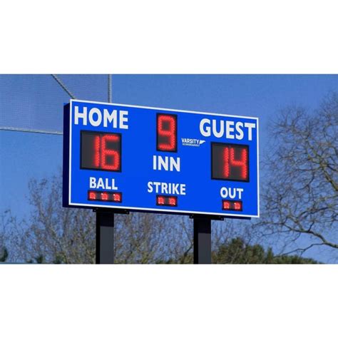 Varsity Scoreboards 3314HH Baseball/Softball Scoreboard – Pro Sports Equip