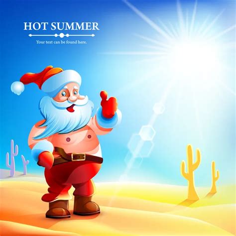 Naked Santa Vector Art Stock Images Depositphotos