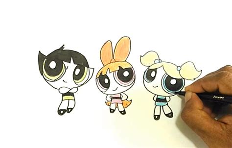 The Powerpuff Girls Drawing Easy Drawing For Kids Step By Step How To | Images and Photos finder