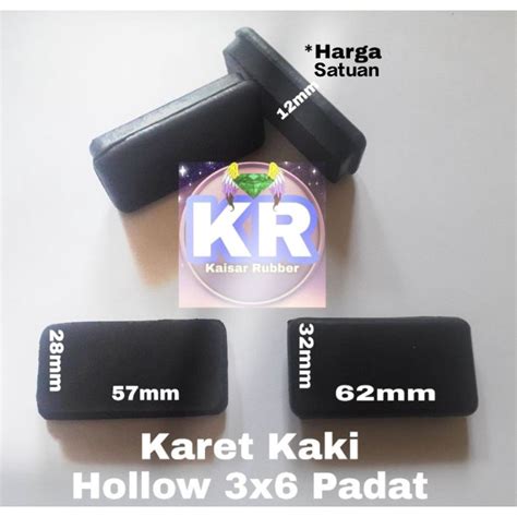 Jual Karet Kaki Hollow 3x6 Padat Pelindung Tutup Kursi Meja Rak Ranjang