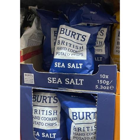 Hot Vzdz97 BURTS POTATO CHIPS SEA SALT 150G Lazada PH