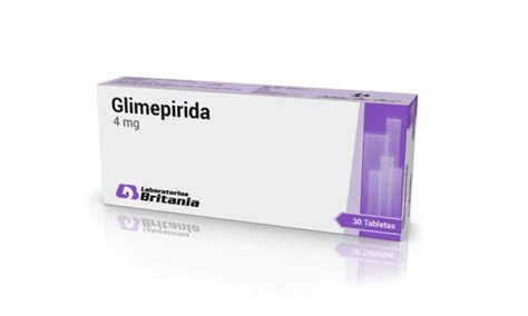 Glimepirida Df Mg Tableta Caja Laboratorios Britania