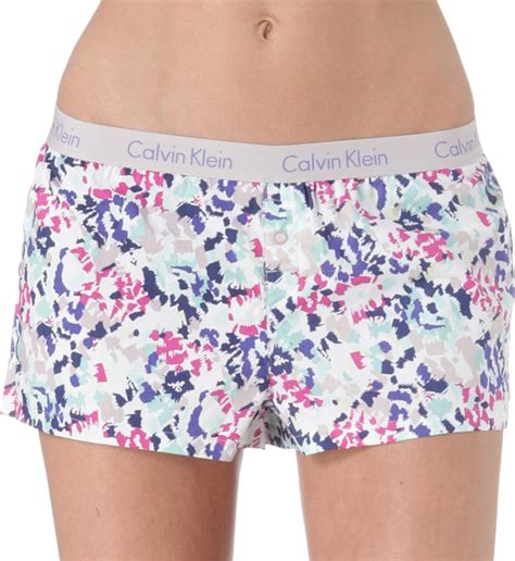 Calvin Klein Pyjama Shorts In Purple Lyst