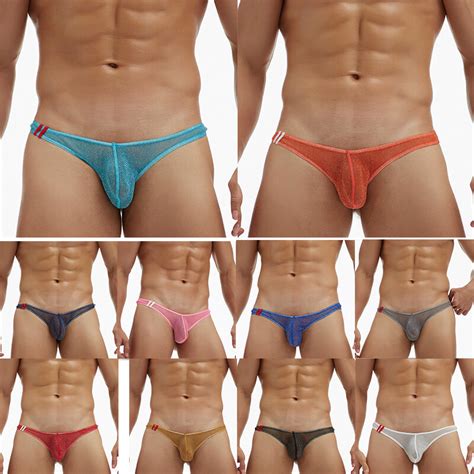 Men Underwear T Back G String Briefs Sexy Low Rise Thongs Lingerie Underpants EBay