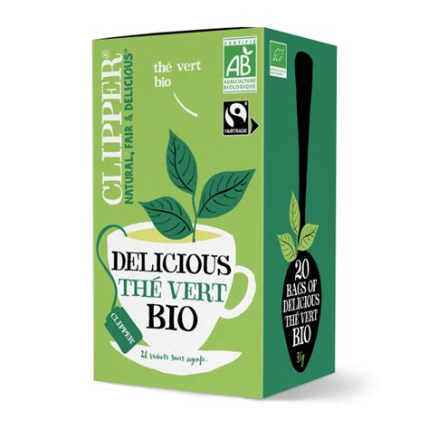 Thé vert bio Detox Clipper Teas