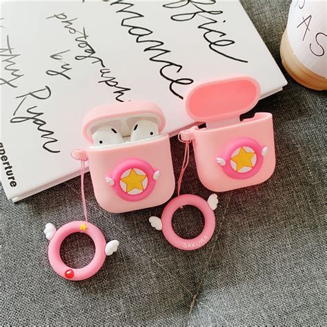 เคสหูฟังบลูทูธไร้สาย ซิลิโคน ลายซากุระ กันกระแทก สําหรับ Airpods