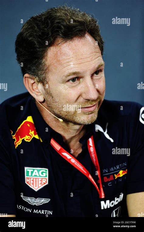 Christian Horner Gbr Red Bull Racing Team Principal In The Fia Press