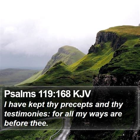 Psalms 119168 Kjv Bible Verse Images