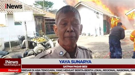 VIDEO Breaking News Pasar Besi Tasikmalaya Kebakaran