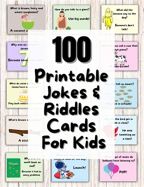 Kid Friendly Jokes Printables