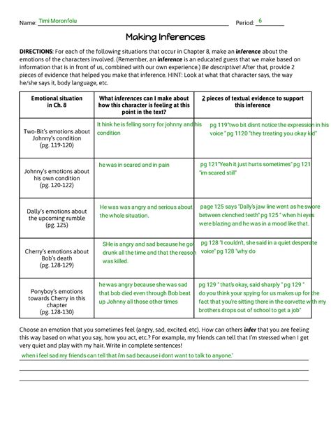 Kami Export - The Outsiders Chapter 8Inferences Worksheet-1 - Name