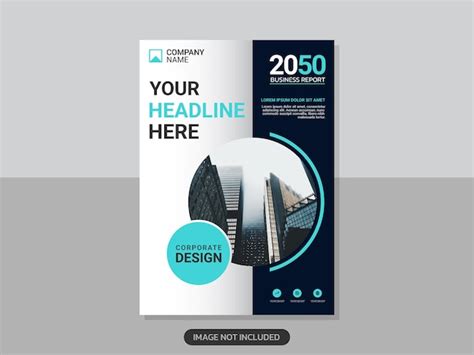 Premium Vector | Creative corporate book cover design