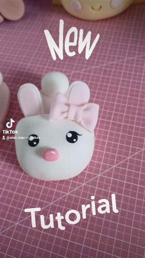 Learn How To Make Fondant Bunny Shoes Cake Topper Cake Designs Cake