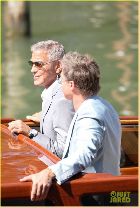 Photo George Clooney Brad Pitt Venice Film Festival Photo