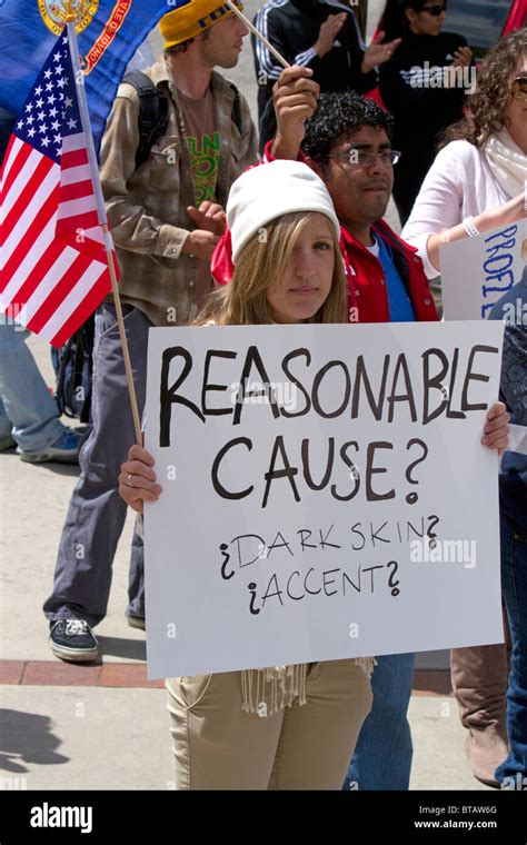 People Protest The Anti Illegal Immigration Arizona Senate Bill 1070