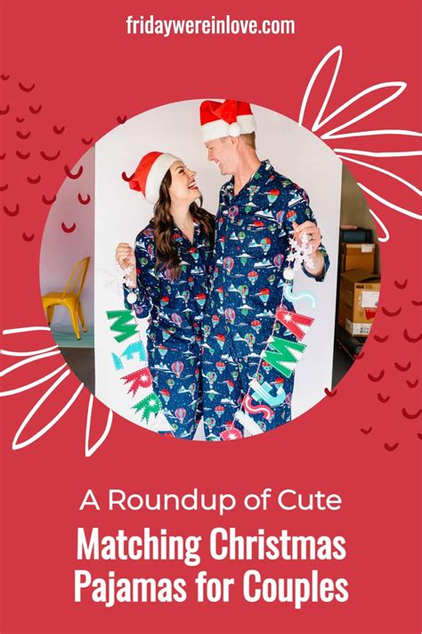 Couples Christmas Pajamas - Friday We're In Love