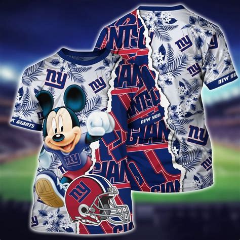 New York Giants Mickey Mouse Shirt