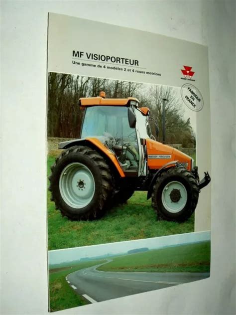 PROSPECTUS TRACTEUR MASSEY FERGUSON VISIOPORT Traktor Trattore Tractor