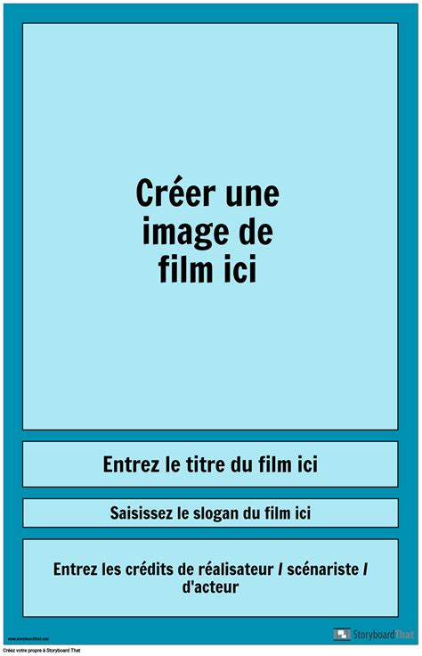 Affiche Du Film Storyboard Por Fr Examples