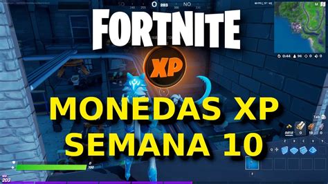 UBICACIÓN DE TODAS LAS MONEDAS XP SEMANA 10 FORTNITE TEMPORADA 5