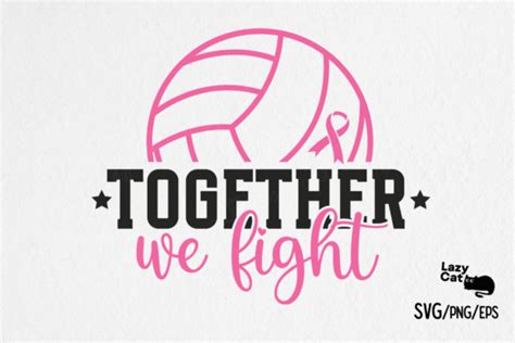 Breast Cancer Volleyball Svg Graphic By Lazy Cat Creative Fabrica